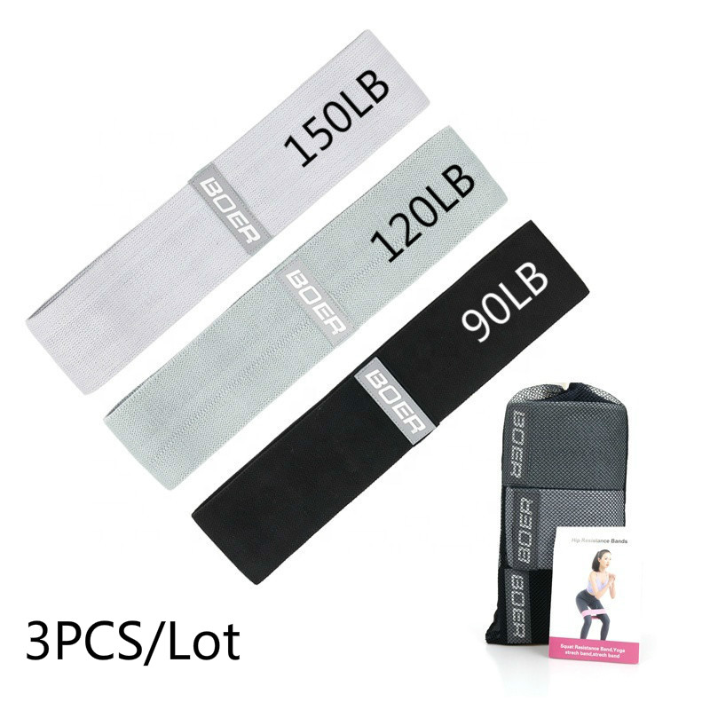 Yoga Fitness Resistance Band - 3 Nam Nữ Vải Chống Ban