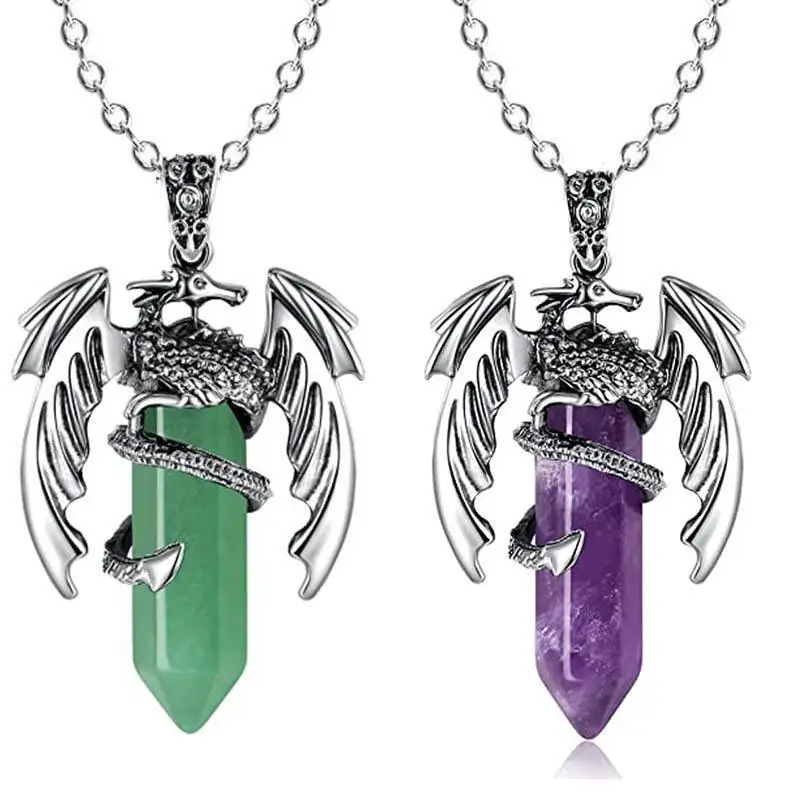 Yoga & Fitness Classes By Niharika Zirakpur Reviews - Green Jade Dragon Pendant Crystal Agate