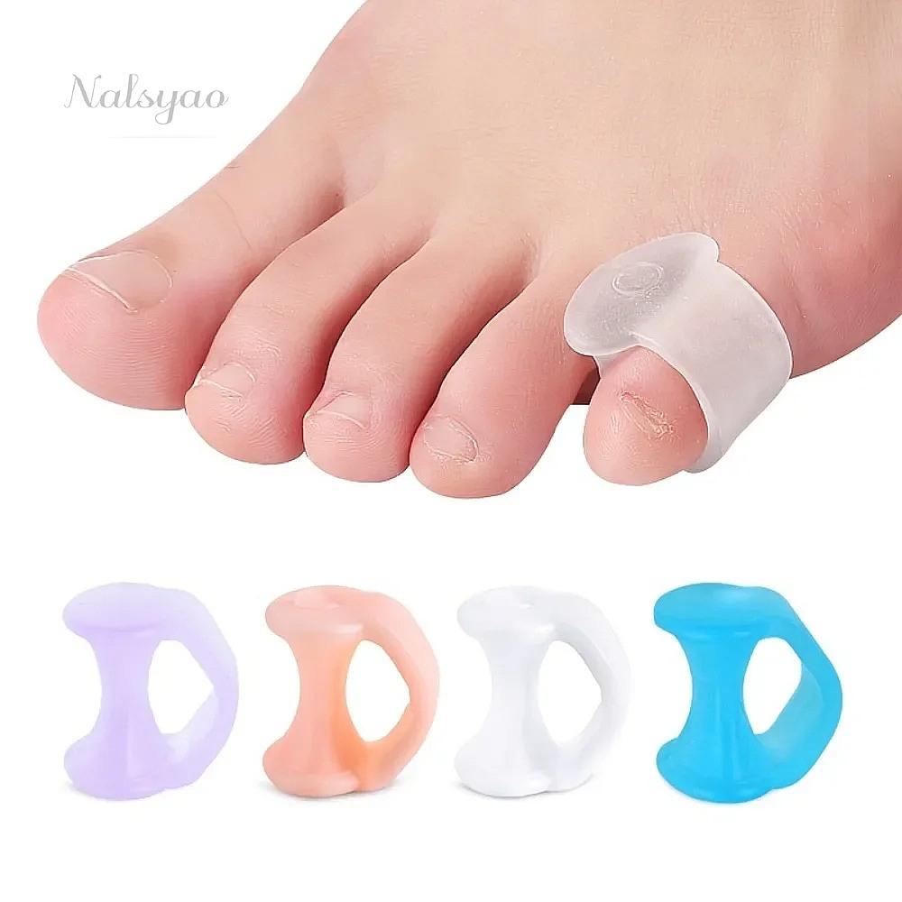 Yoga Toe Separator - 2pcs Silicone Toe Separator Finger Feet