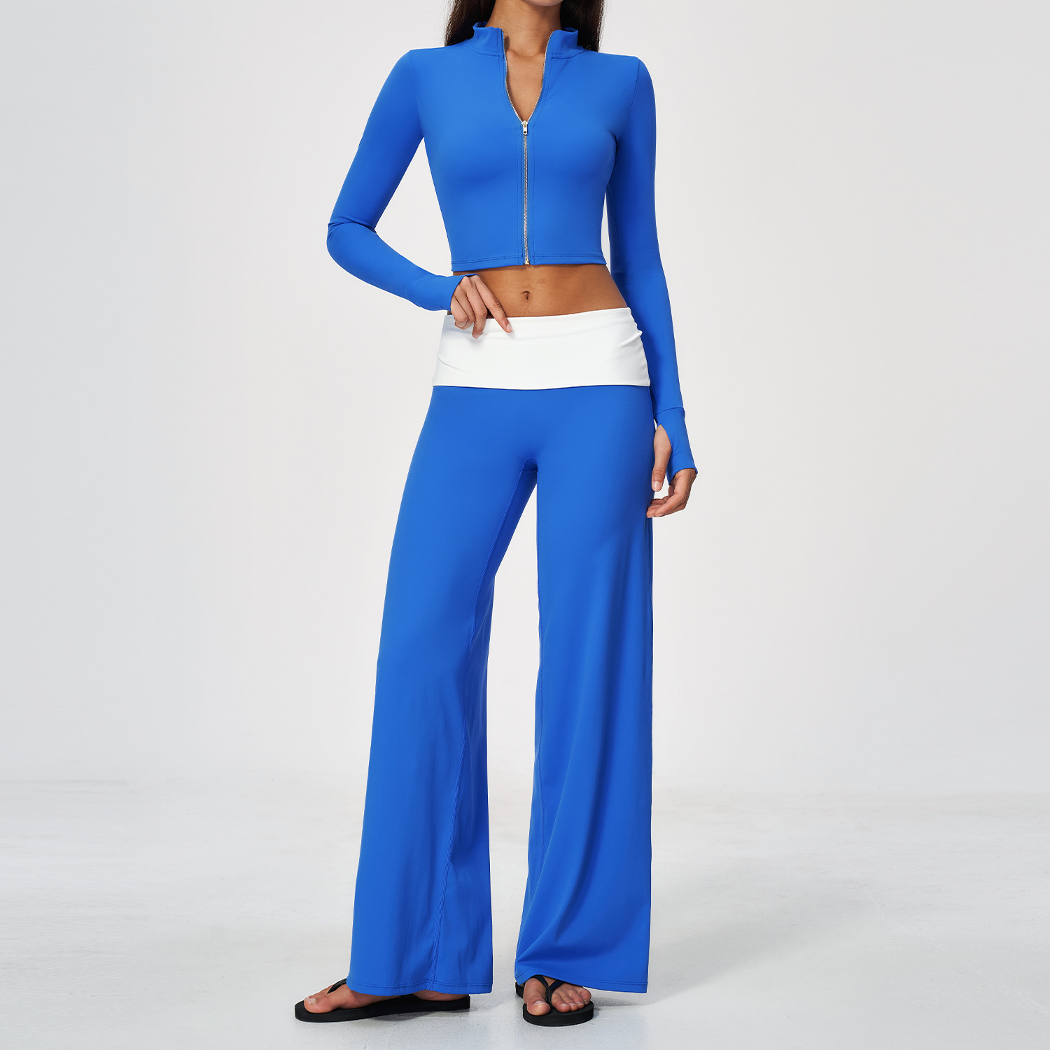 Zip Jacket Wide Leg Pants 2 Pi - đánh giá và giá Yoga & Fitness Classes By Niharika Zirakpur Reviews