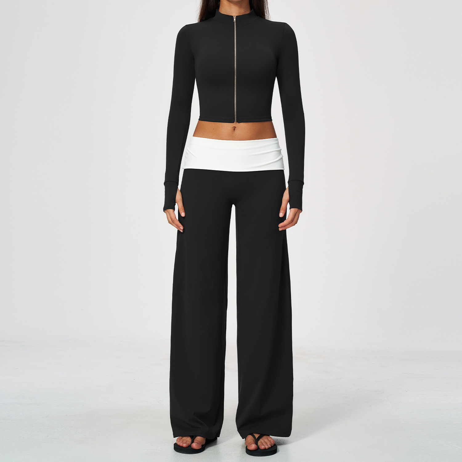 Zip Jacket Wide Leg Pants 2 Pi - đánh giá và giá Yoga & Fitness Classes By Niharika Zirakpur Reviews