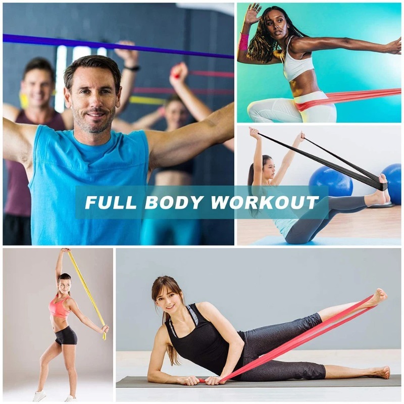 Natural Latex Resistance Bands - đánh giá và giá Yoga Fitness Resistance Band