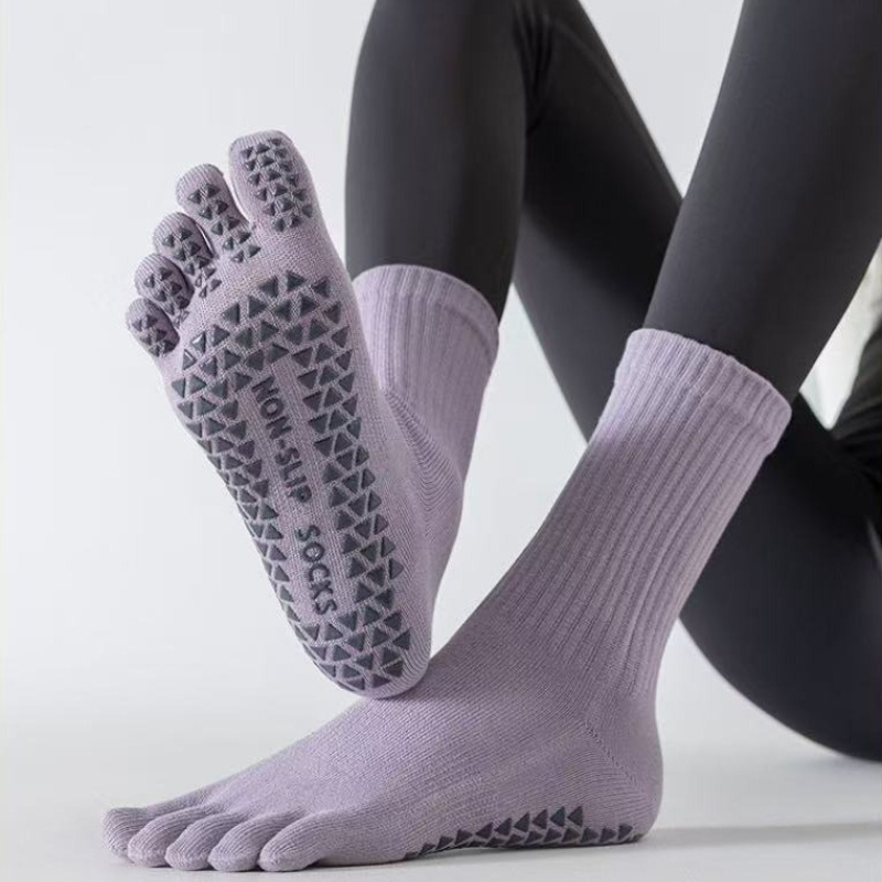 Unisex Five‑Toe Yoga Socks Mid - đánh giá và giá Yoga Toe Separator