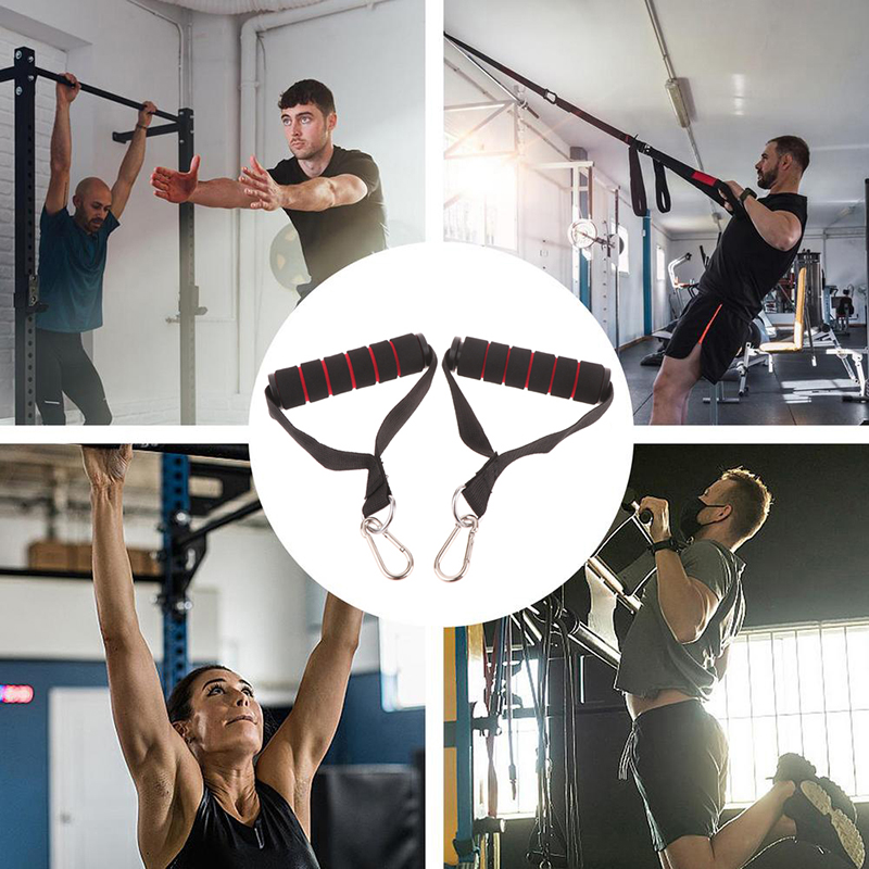Heavy Duty Cable Machine Handl - đánh giá và giá Yoga Fitness Resistance Band