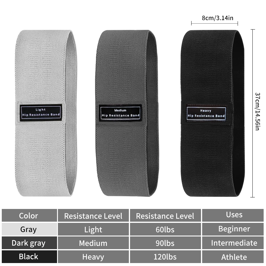 Fabric Resistance Hip Booty Ba - đánh giá và giá Yoga Fitness Resistance Band