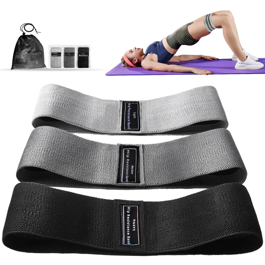 Fabric Resistance Hip Booty Ba - đánh giá và giá Yoga Fitness Resistance Band