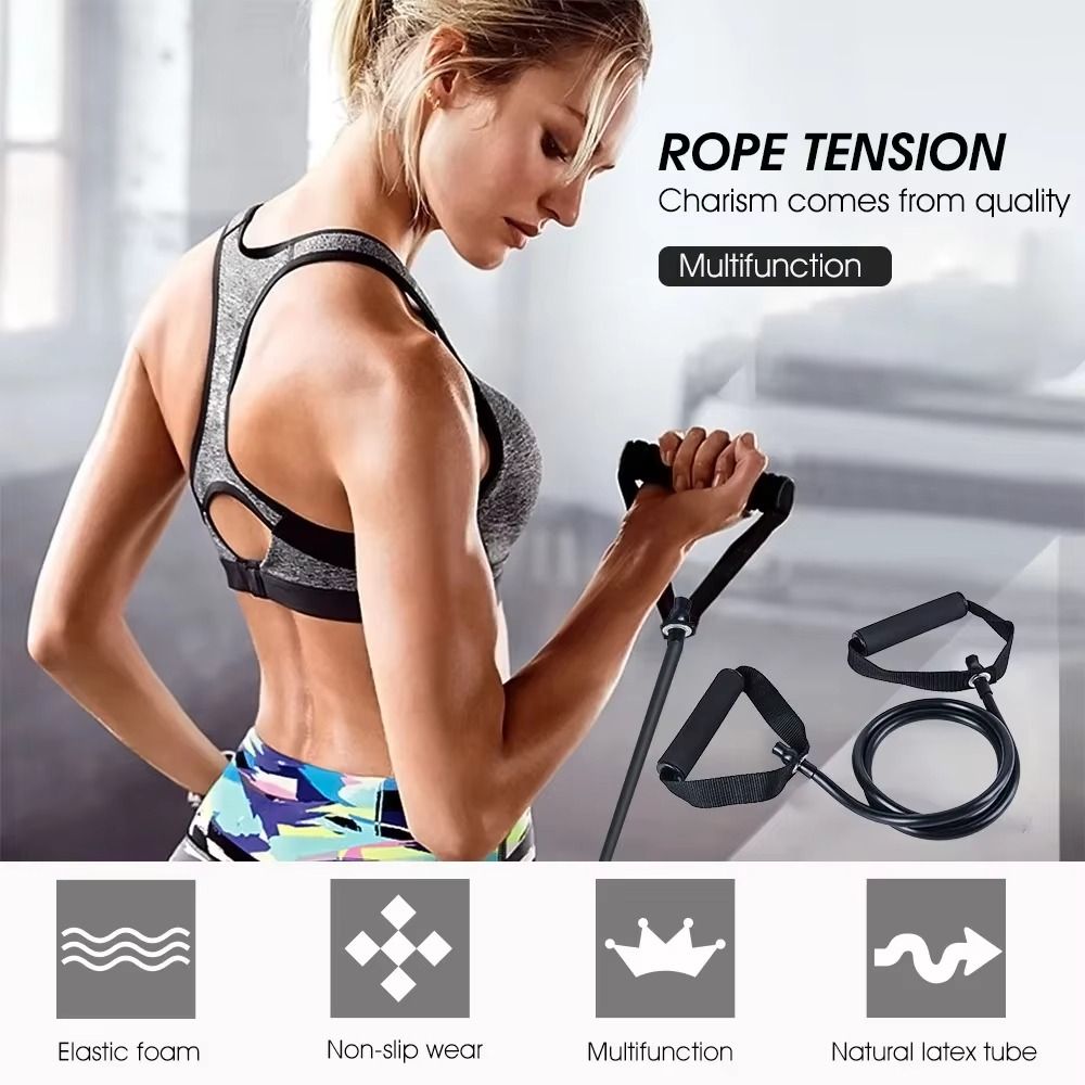 With Handles Resistance Bands  - đánh giá và giá Yoga Fitness Resistance Band
